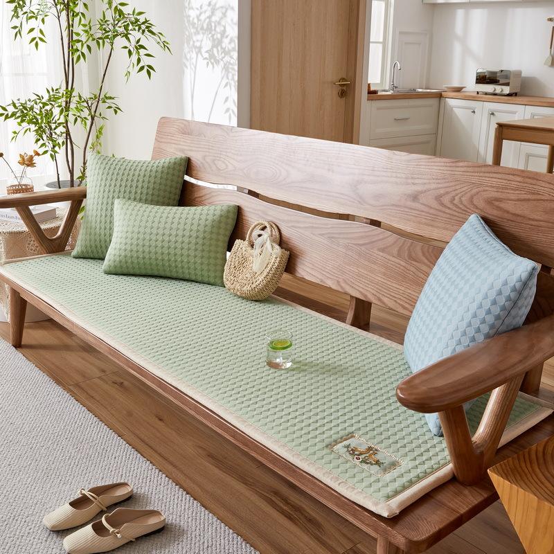 

Летний деревянный диванный коврик, нескользящая подушка, коврик из ротанга, подушка из цельного дерева, утолщенная диванная подушка в китайском стиле, подушка для стула из красного дерева, подушка 50*50cm