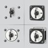 300A DC 48W Single  Battery 2 Position Mass Switch With Locking Key Marine Isolator Disconnect Rotary For Camping RV Truck Boat