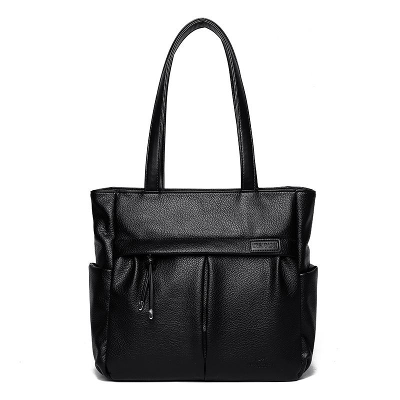 

Commuter Travel Bag Women Shoulder Tote Bag чорний