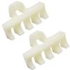 2pcs Badminton Racket Perforation Protector Stringing Tool Decompressor Racket Protector Stringing Machine Accessories High-Pound (2 White)