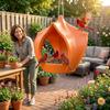 Plastic Hanging Bird Feeder Birdhouse Bird Feeding Station Bird Food Container  for Bird Lovers
