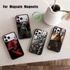 Coque de téléphone G-Gladiator B-Black Pour iPhone17,16,15,14,13,12,11 Plus,Pro Magnétique avec Chargement sans fil Magsafe