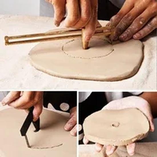 Unelte pentru sculptură din lut de ceramică Set cu două fețe pentru sculptură în lut polimeric Trimming, texturare, modelare ceramică Instrumente profesionale