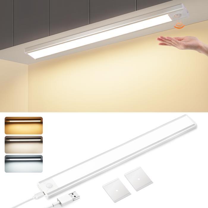 Éclairage sous meuble - NETTLIFE - 40 cm - détecteur de mouvement - dimmable - 3 températures de couleur