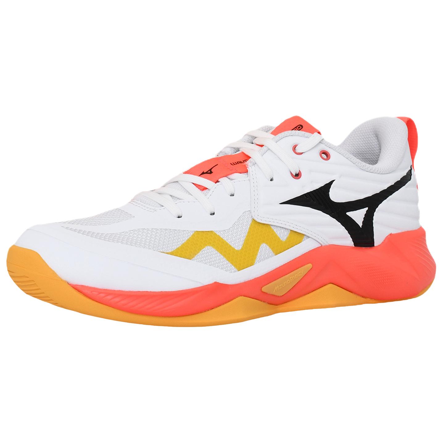 

Mizuno Кроссовки унисекс Wave Momentum Pro Daybreaker Pack Белые Огненно-коралловые Цитрусовые V1GA254001 36