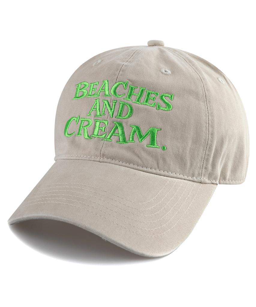Bichiseuaenkeulim Big Logo Cation Ball Cap-Light Beige