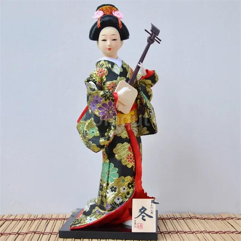Geisha Japanese Kimono Doll Puppet Seafood Sushi Shop Restaurant Decorate Tool Cute Toy Embellishment Ornaments Gift Crafts 1-28