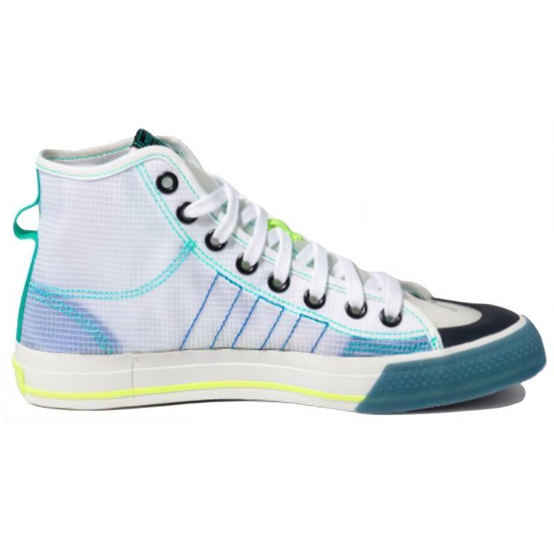 Adidas Nizza Hi Rf 'White Lush Blue' Sneakers FY3093