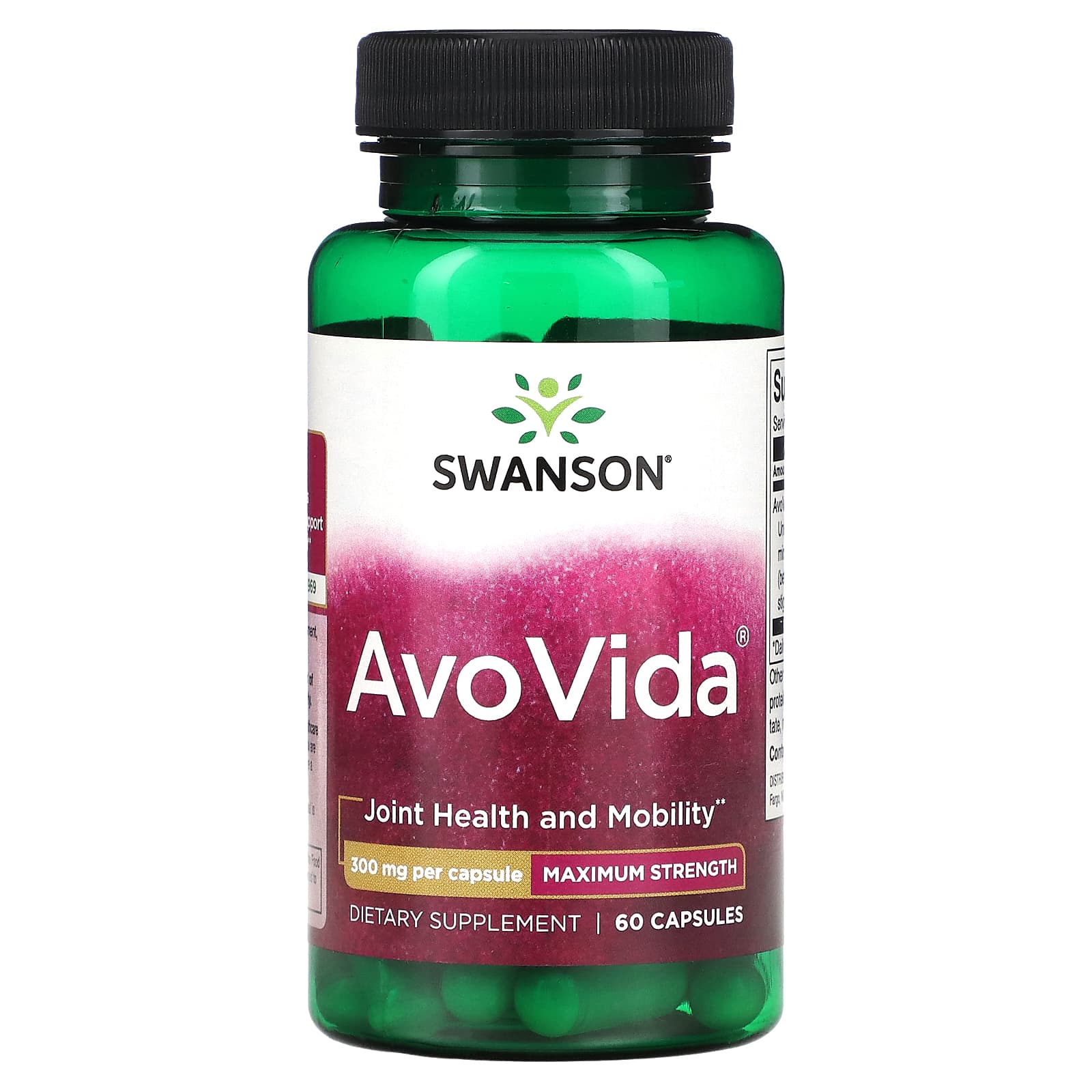 

Avovida, Maximum Strength, 300Mg, 60 Capsules