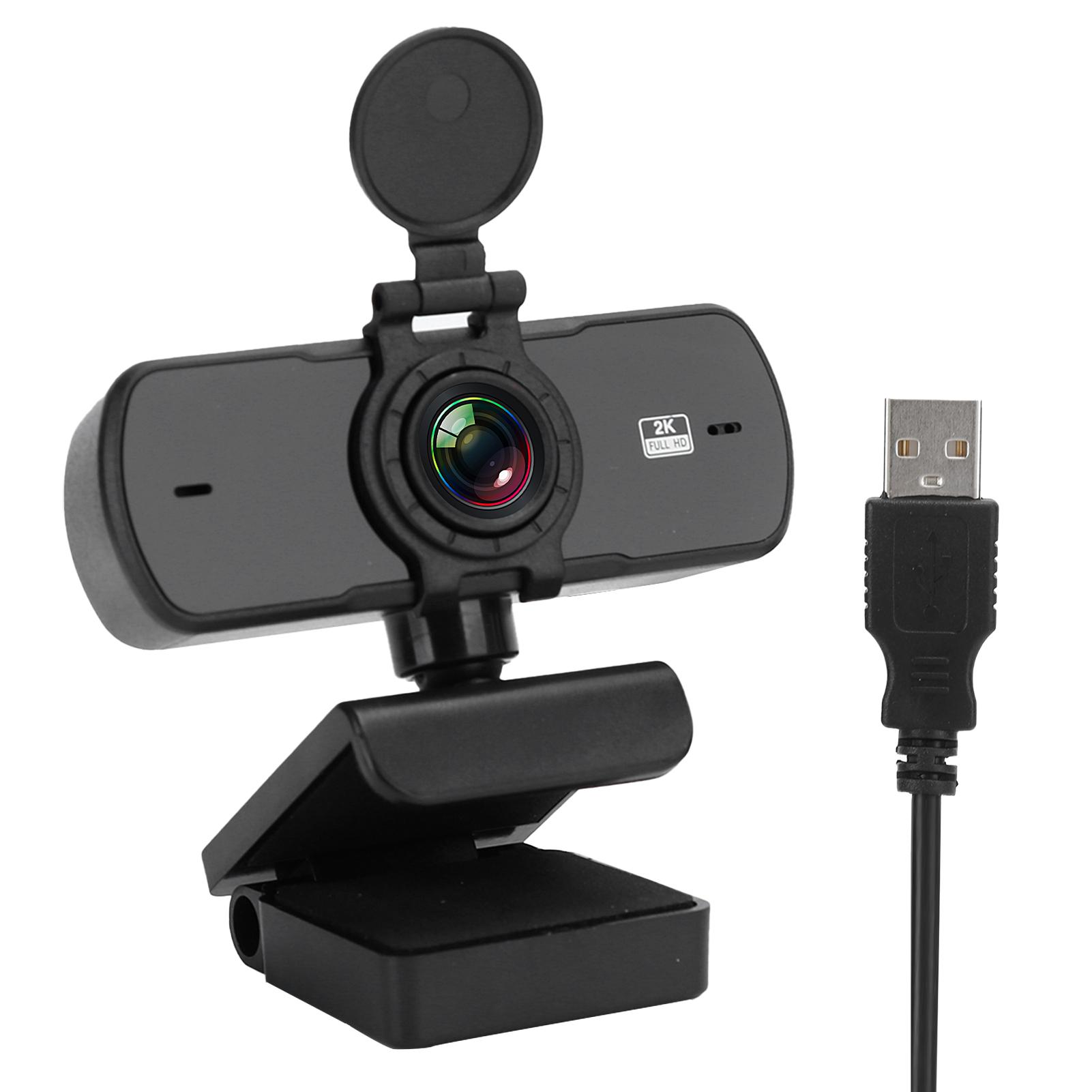 

Webcam with Microphone Live Broadcast USB Computer Camera High Definition Accessories 2K 1440PPC-05