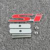 3D Metal Car Front Grill Emblem Rear Trunk Badge Sticker Si Logo Car Accessories