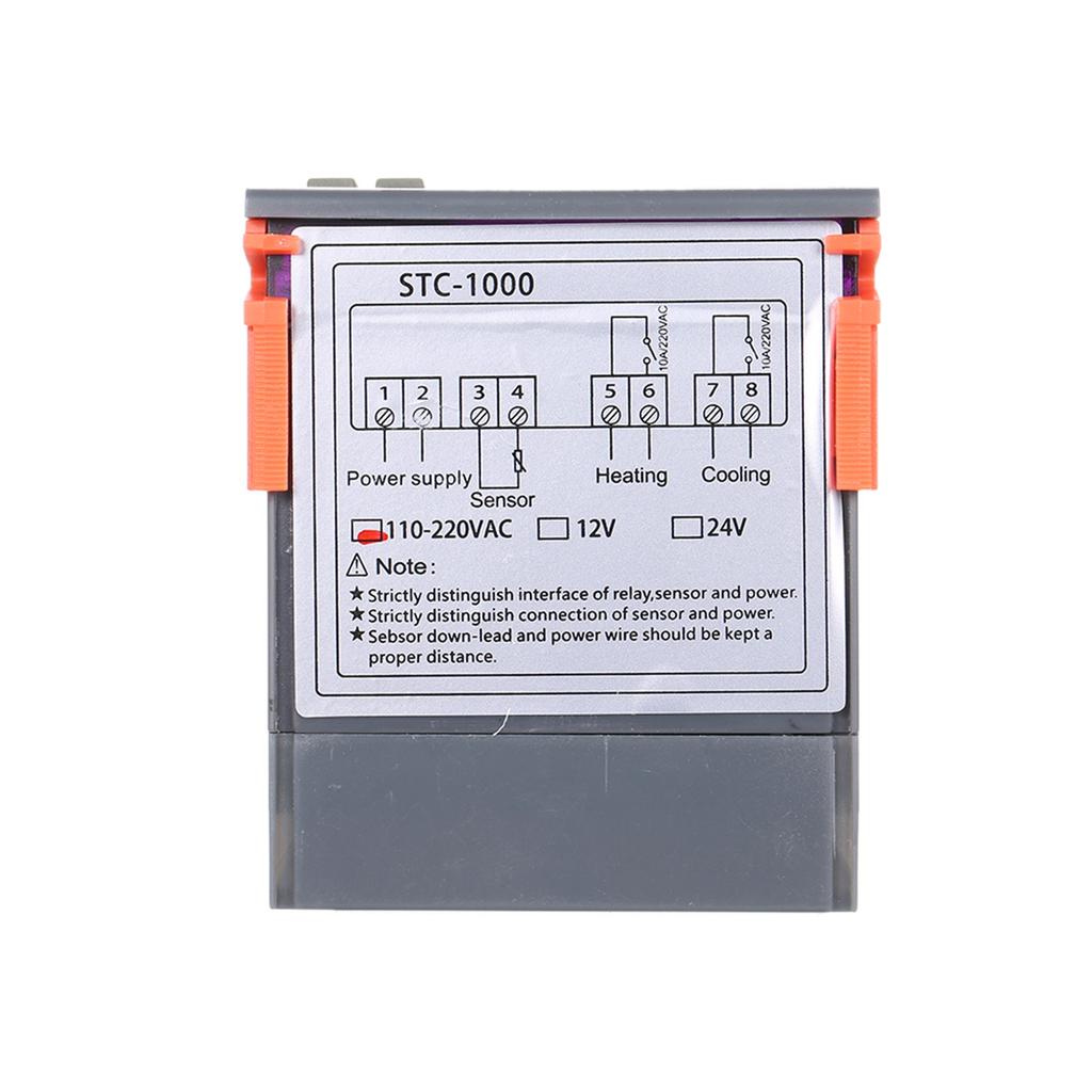 STC 1000 Digital Temperature Controller Heating Cooling Centigrade Thermostat with Sensor