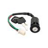 4 Pin Ignition Key Switch 4 Wire Compatible with Most 50cc–250cc ATV Dirt Bike, Electric Scooter
