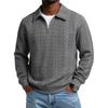 Men's Color Half-Zip Shirt for Casual Daily Wear