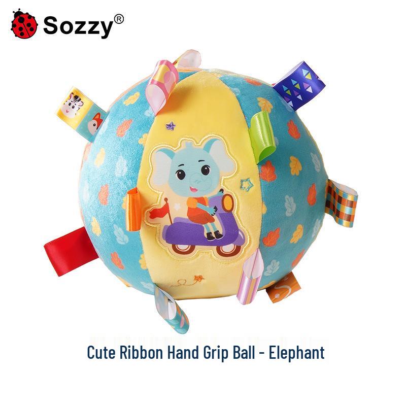 

Sozzy Baby Plush Rattle Ball – Newborn Exercise & Educational Hand-Grip Toy