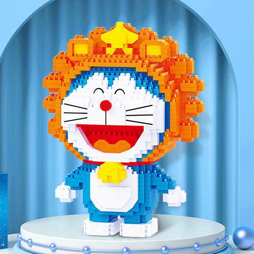 Doraemon Nobita Cartoon Micro Particle Building Blocks Anime Figure Assembly Toy for Kids Gift