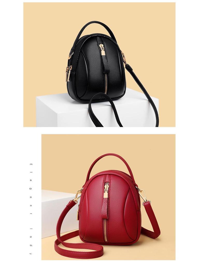 Modna damska torba crossbody 2025 z wieloma przegrodami - Koreański styl, codzienna torba na ramię na telefon dla mam i pań