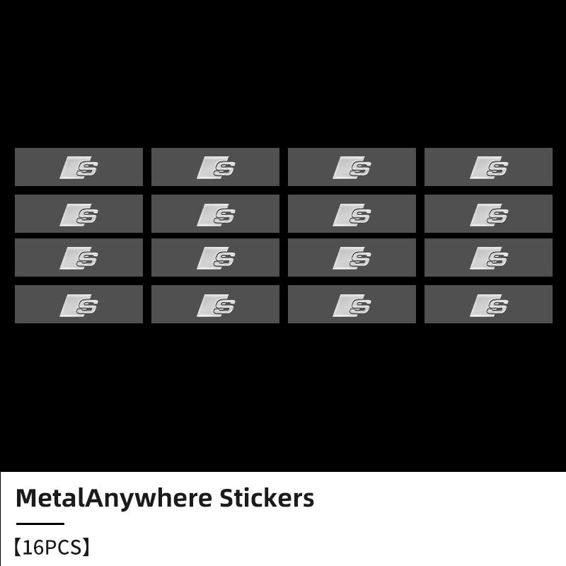 3D Metal Car Emblem Letter Decorative Stickers Badge Decal For Audi Sport S RS Line S7 S8 S5 S6 RS3 RS4 A6 A7 A8 QRS5 RS6 Q5 A8