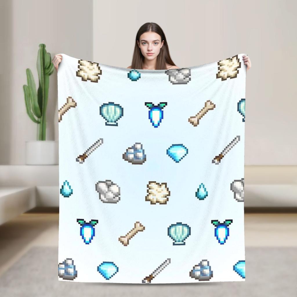 Stardew Valley Animals Chicken Blanket Quality Super Soft  Throw Blanket Winter Travel Office Living Room Comfortable Bedspread