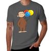 Curious George With Balloons Tshirt Holiday Outdoor Tshirt