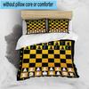 Chess Opening Strategy 3pcs Bedding,Including 1pc Duvet Cover And 2pcs Pillowcases Perfect for Christmas,Ideal for Bedroom, Dormitory