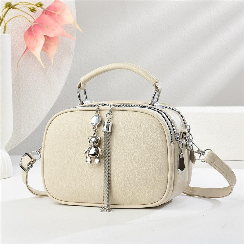Fashion Chic All Match Small Women Handbag Portable Hand Carry Multiway Single Shoulder Crossbody Daily Casual Bag