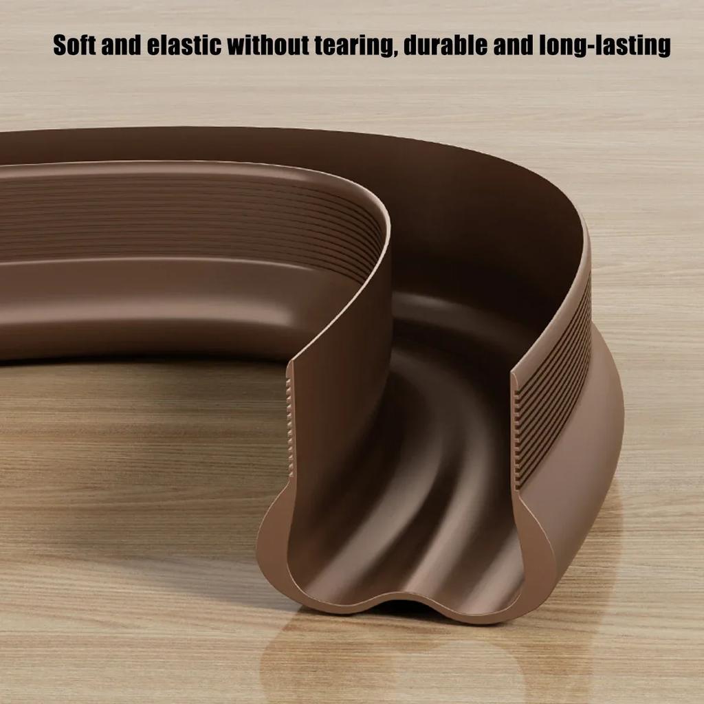 PVC Flexible Door Bottom Sealing Strip Under Doors Draft Stopper Sealing Strip OundProof Gasket Weatherstrip Draft Guard
