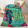 Love Letter To Dad Flannel Blanket-Soft and Suitable for Sofas,Beds,Offices,Travel,All Seasons,Great Gift for Holidays and Birthdays.