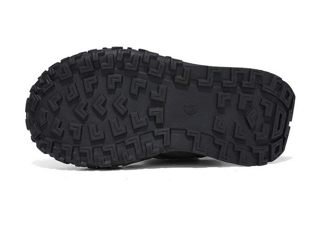 Kinder Anti-Rutsch Fleece Schneestiefel - Dicke, warme, kurze Stiefel für Jungen und Mädchen