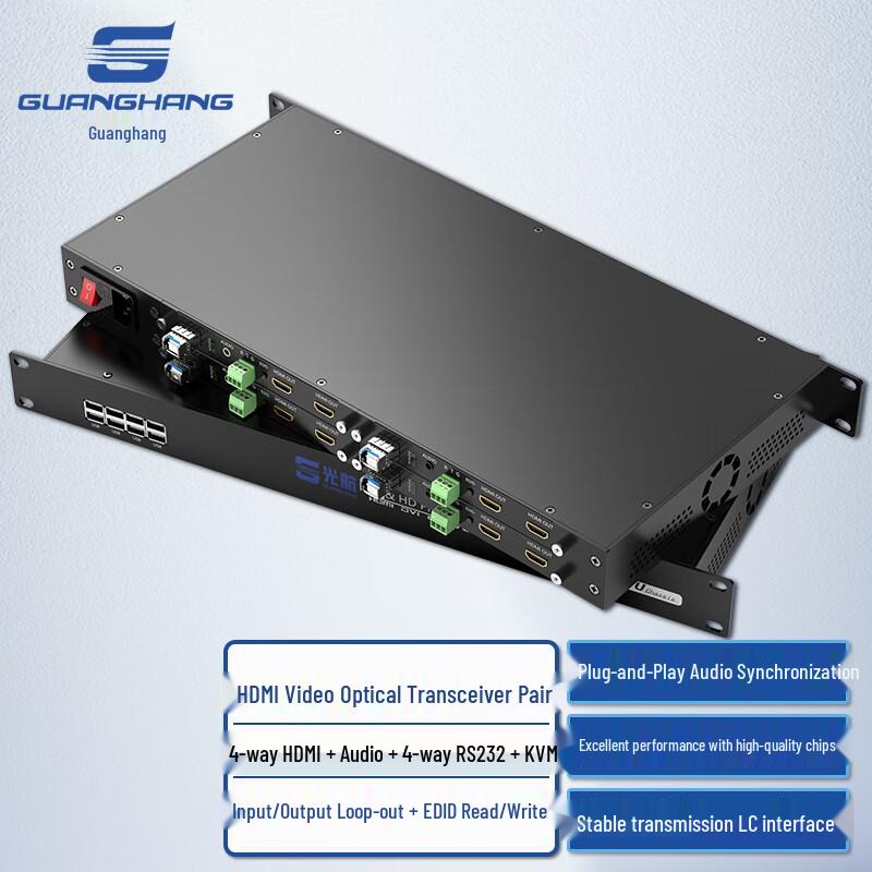 Guanghang HDMI Fiber Optic Extender & KVM Systems