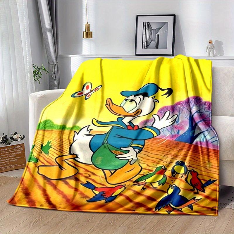 1pc, Donald Duck Throw Blanket, Soft & Cozy Home Decor for Couch, Bed, Travel, Camping, Car, Beach, Office Nap, Perfect Gift for FriendsX196