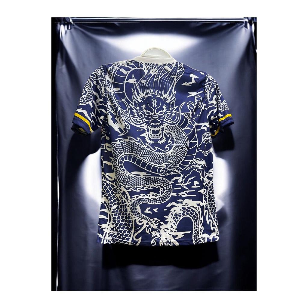 Dragon Navy Blue Special Design Short Sleeve Jersey0