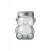 5x 80ml TEDDY TEDDY Glass Jar with Lid for HONEY, Jam, Spices Jar