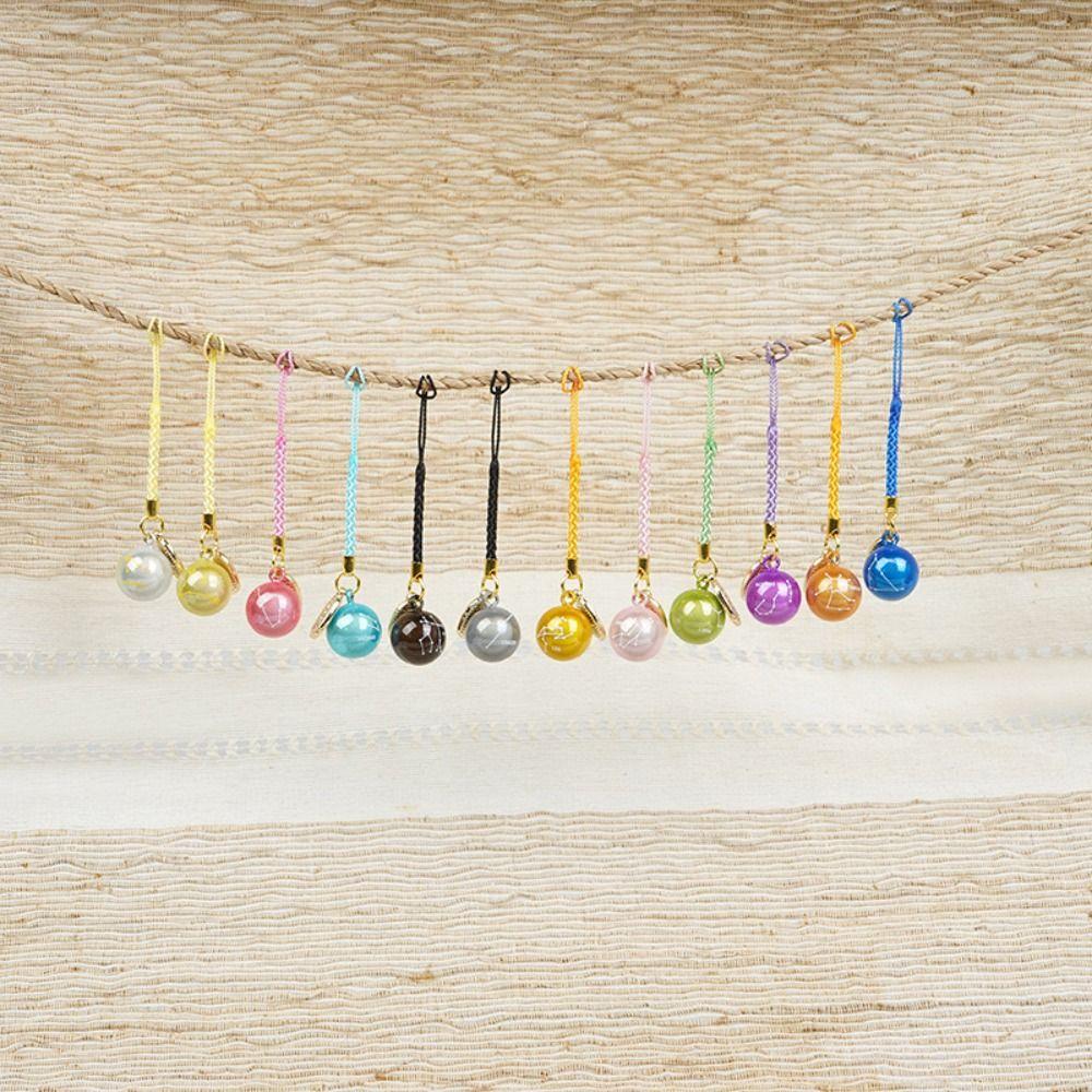 Water Sound Lucky Bell Keychain Hanging Pendant Phone Bell Straps  Jewelry Accessories
