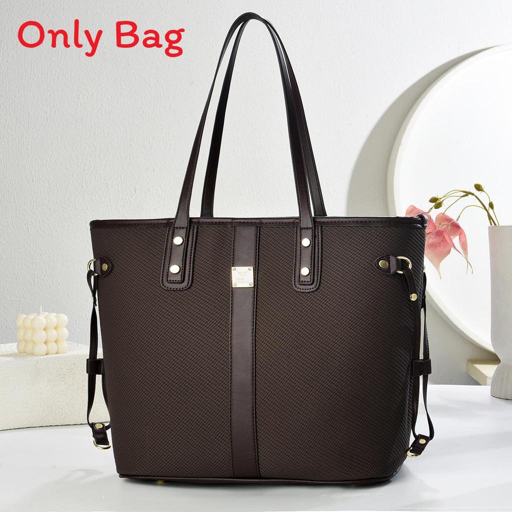 Minimalist Designer Ladies Tote With Zippered Compartments And Top Handle
