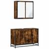 VidaXL 2-piece Bathroom Furniture Set Smoked Oak 3300892