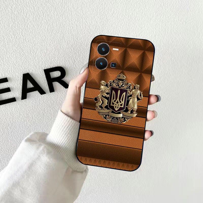 Telefon Fall für VIVO V21E V21 V23 V23E V2109 V20 V25e V25 V17 NEO X60 X80Pro X90 X80 Lite Ukraine Blume Funda fall Capa Zelle