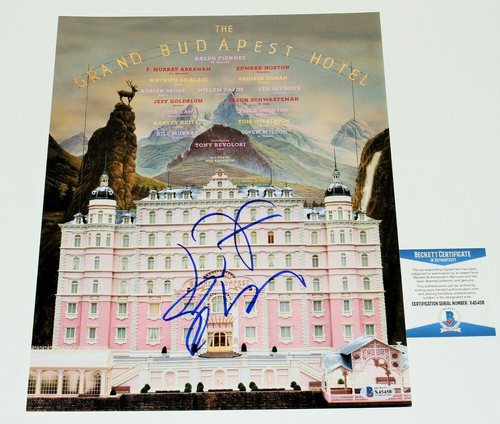 JEFF GOLDBLUM SIGNED 'THE GRAND BUDAPEST HOTEL' 11x14 Photo Poster Painting BECKETT Retro BAS
