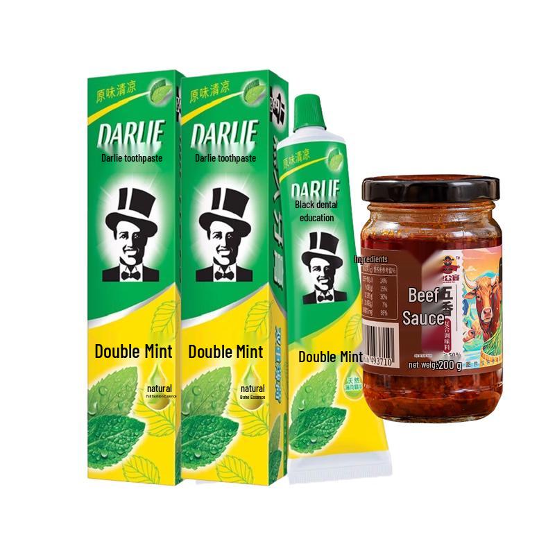 

Darlie Double Mint Toothpaste with Spiced Beef Sauce Gift Set