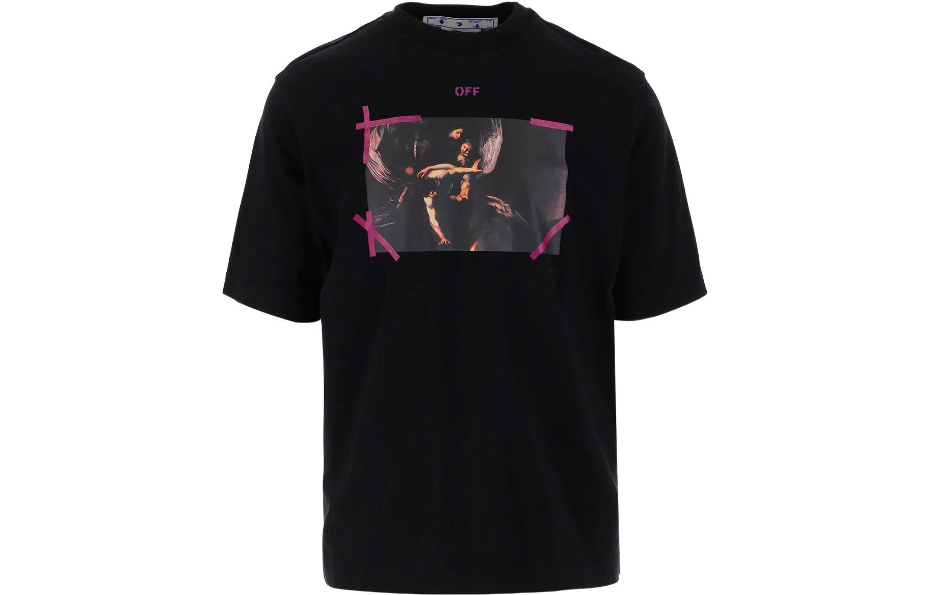 OFF WHITE Arrow Caravaggio Mercy Tee OMAA119S23JER0011036 XXS
