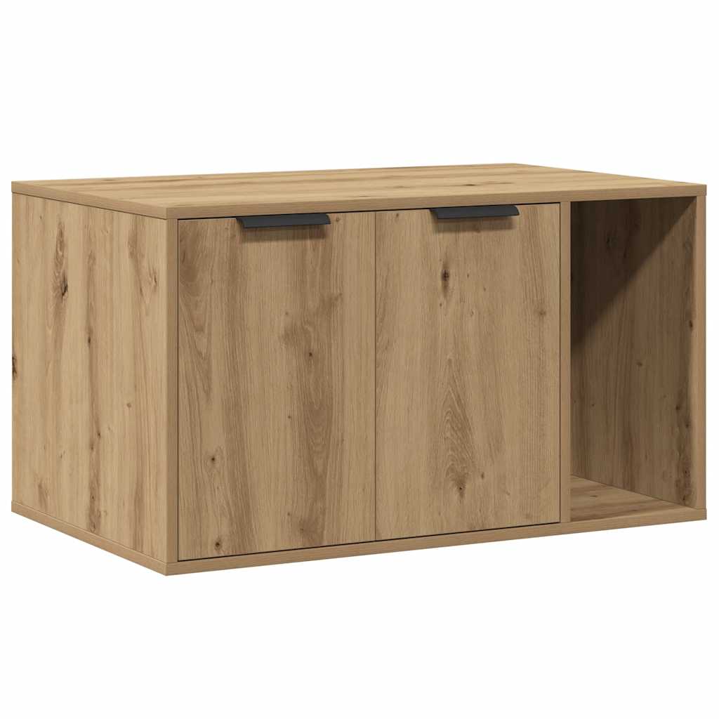 Cat Litter Box Artisan Oak 80