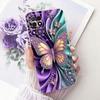 For Oppo A73 5G Case CPH2161 Luxury Flowers Butterfly Painted Cover Soft Slim Phone Case For Oppo A72 5G OppoA73 5G Fundas Coque