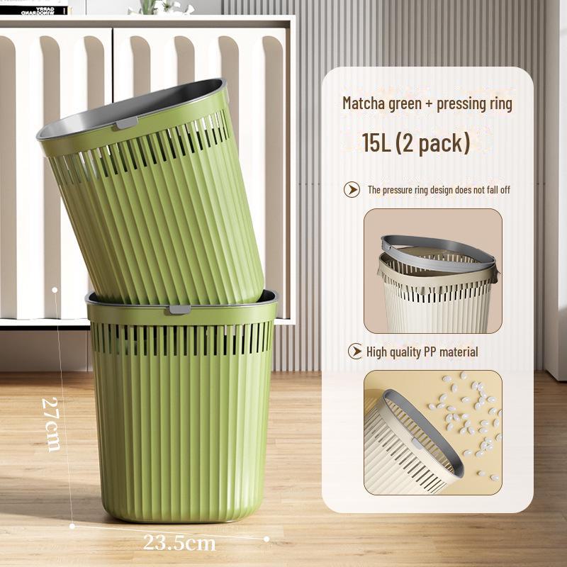 2024 Large Capacity Luxury Wastebasket for Bathroom, Kitchen, Bedroom, and Living Room