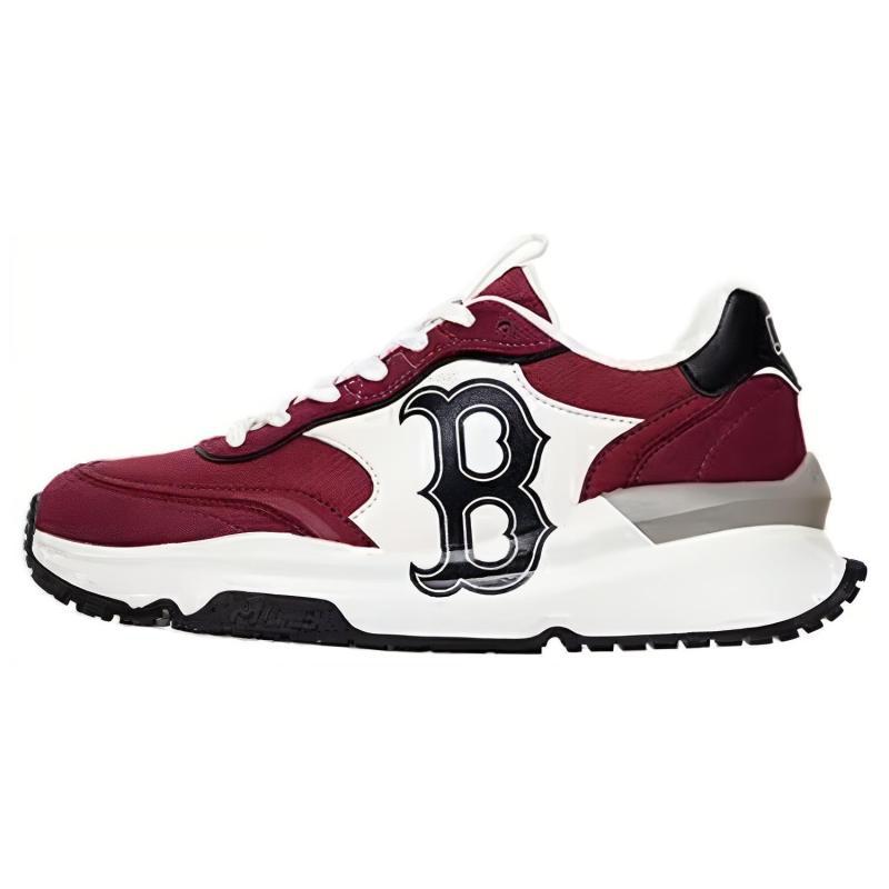 MLB Chunky Runner Low top Casual Running Shoes Unisex Burgundy Sneakers 3ASHCRS3N-43WIS 36.5