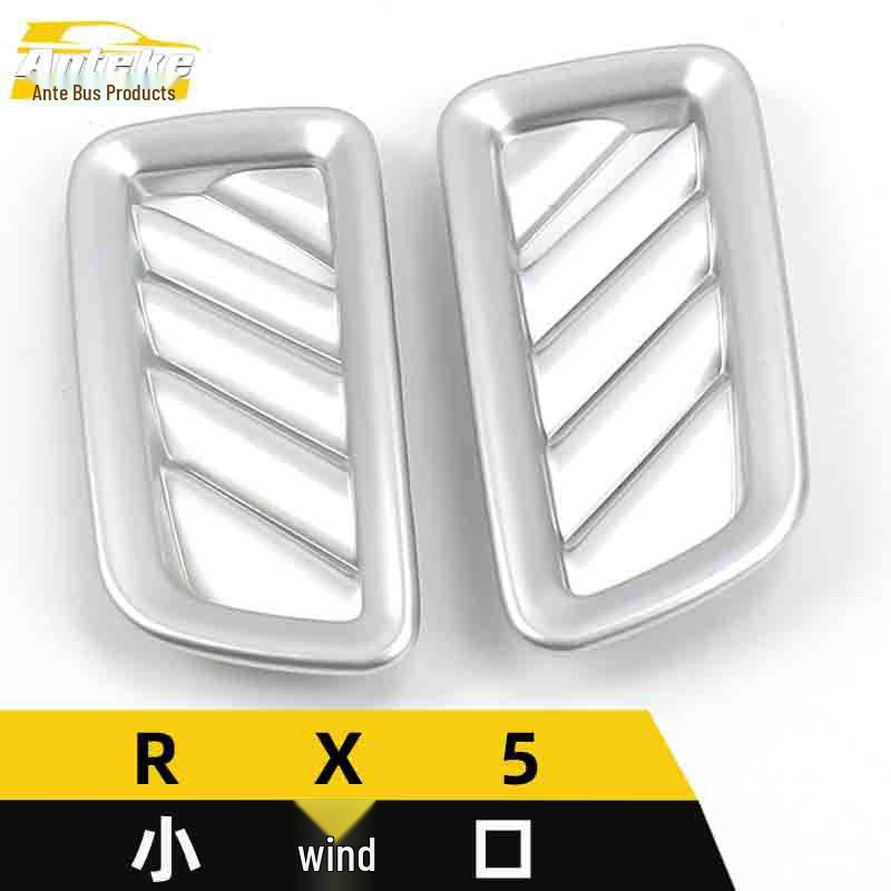 Roewe RX5 Air Vent Decorative Frame—Electroplated Silver Dashboard Trim Patch