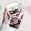 D-ragonS B-allS Black Goku Clear Earphone Cases Cover With Hook Case For Samsung Galaxy Buds 2 2Pro 4 Pro 4Pro 3Pro 3 FE Live