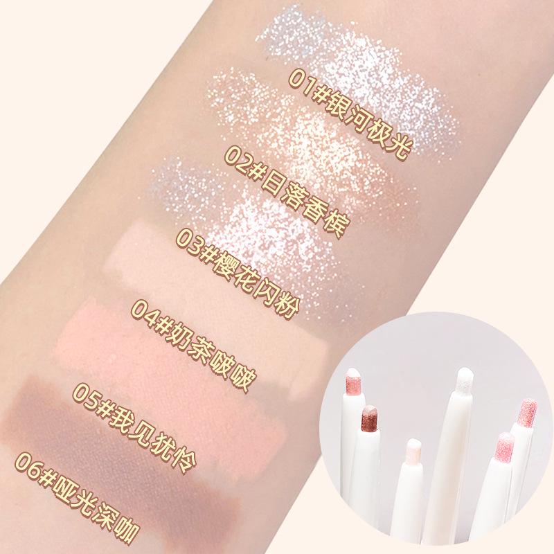 Helen Liren Dual-Use Unteraugen-Highlighter & Eyeliner mit Glitzer - Galaxy Aurora.