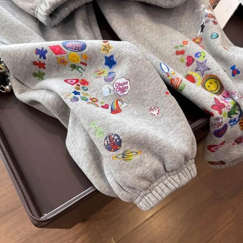 Pants for Women Elastic High Waist Long Trousers Plus Size Double Layer Thickened Stretchy Versatile Casual  Pants