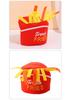Cross-border Thanksgiving Party Burger & Fries Hat with Food Decorations