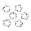 10pcs/lot 15x15mm Cute Hollow Flower Charms Connector Pendant Fit DIY Handmade Metal Alloy Jewelry Making Supplies